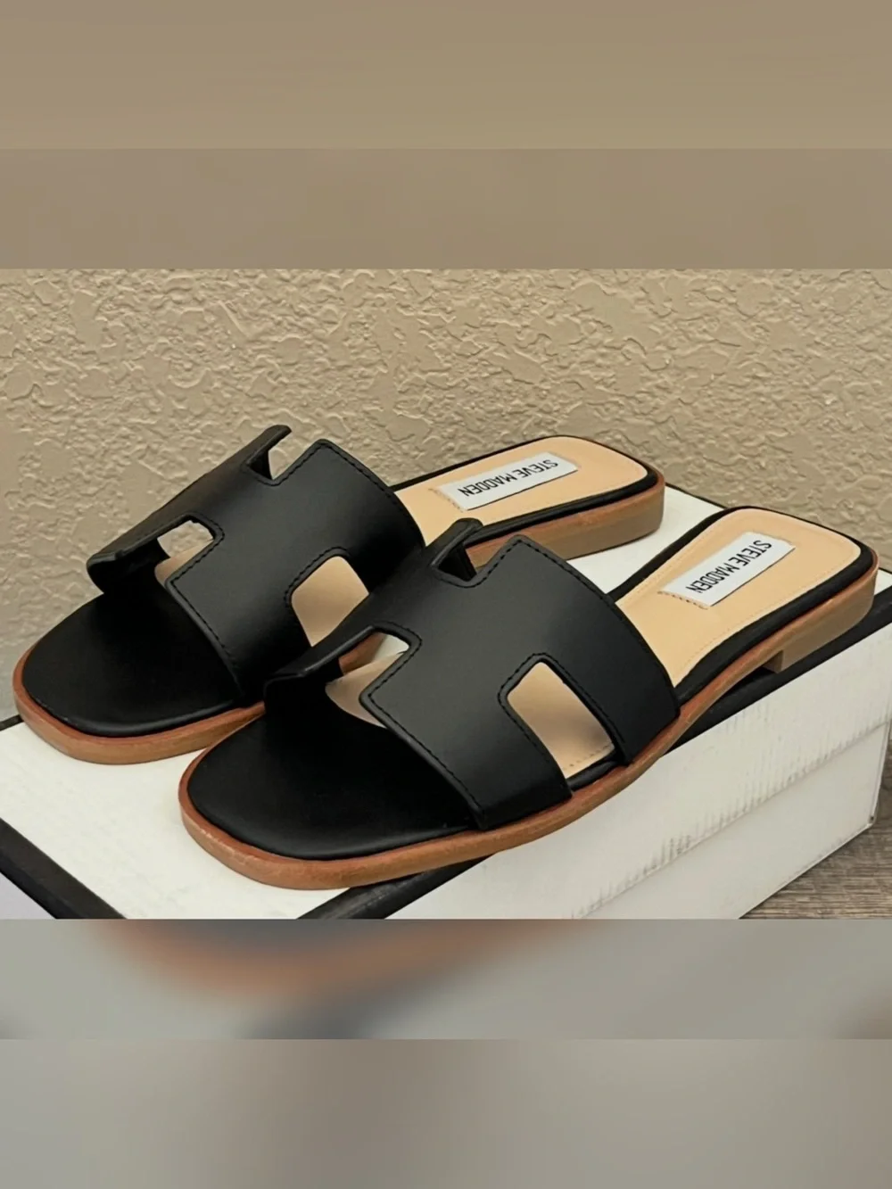 Steve Madden Hadyn Women’s Black Color Sandals Size-7.5
